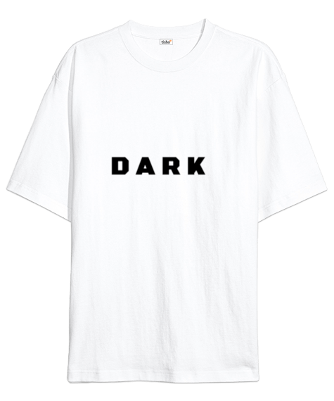 Tisho - Dark Baskılı Oversize Unisex Tişört