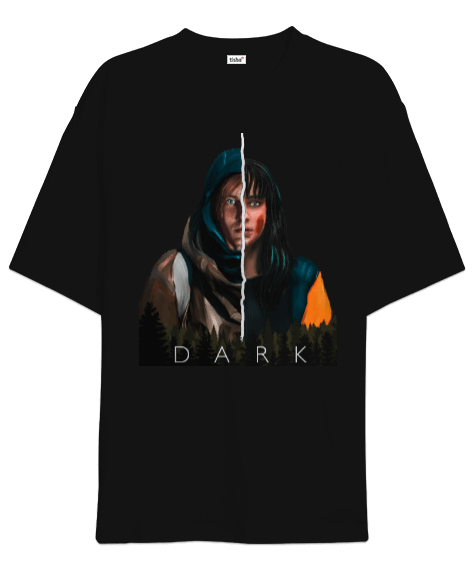 Dark Oversize Unisex Tişört