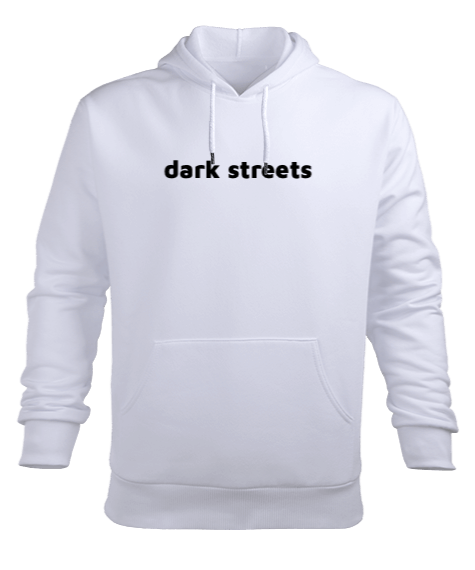Tisho - dark streets Erkek Kapüşonlu Hoodie Sweatshirt