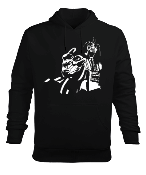 Tisho - Darth Vader - Stars Wars- Erkek Kapüşonlu Hoodie Sweatshirt