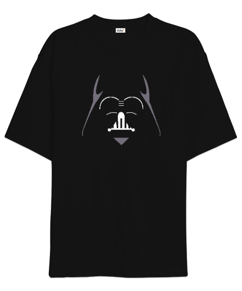 Tisho - Darth Vader V5 Siyah Oversize Unisex Tişört