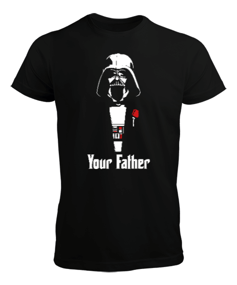 Tisho - Darth Vader -Your Father- Temalı Erkek Tişört