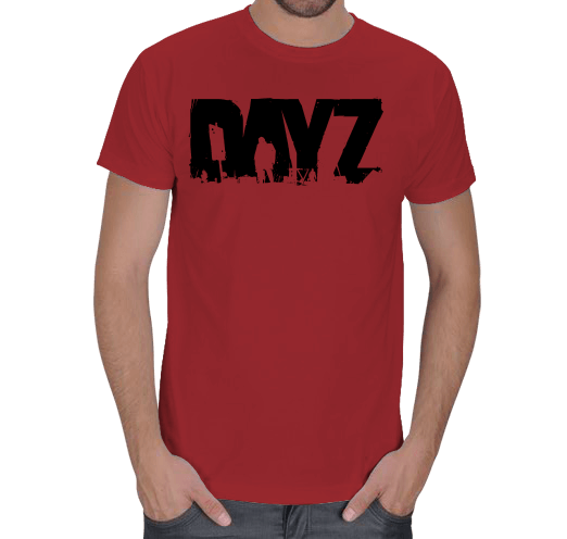 Tisho - Dayz Logo Kırmızı Erkek Tişört