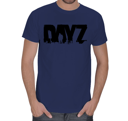 Tisho - Dayz Logo Mavi Erkek Tişört