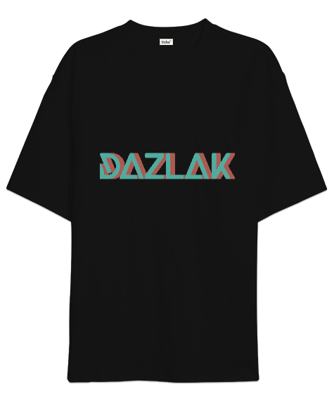 Tisho - Dazlak Baskılı Oversize Unisex Tişört