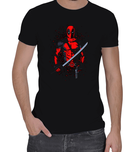 Tisho - Deadpool Erkek Regular Kesim Tişört