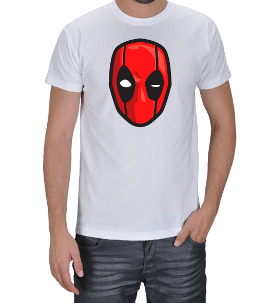 Tisho - Deadpool Kafa Tasarımlı Erkek Tişört