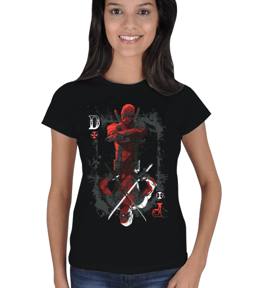Deadpool Queen Kadın Tişört