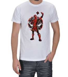 Tisho - Deadpool Selfie Erkek Tişört