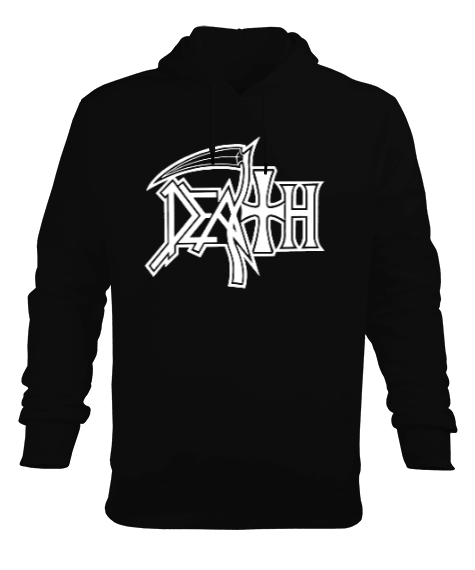 Tisho - Death Erkek Kapüşonlu Hoodie Sweatshirt