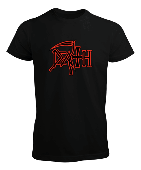 Tisho - Death Metal Band Logo Erkek Tişört