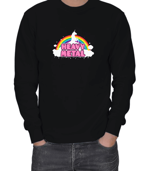 Tisho - death metal SWEATSHIRT ERKEK SWEATSHIRT