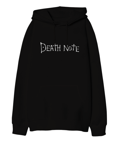Tisho - death note Oversize Unisex Kapüşonlu Sweatshirt