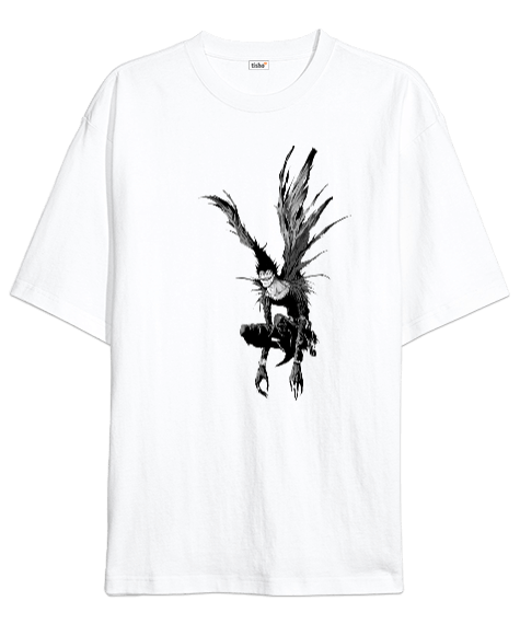 Tisho - Death Note Ryuk Baskılı Oversize Unisex Tişört