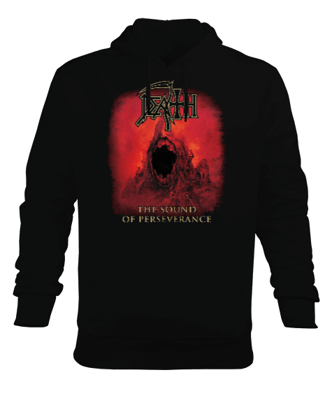 Tisho - Death - The Sound Of Perseverance Kapüşonlu Hoodie Sweatshirt Erkek Kapüşonlu Hoodie Sweatshirt