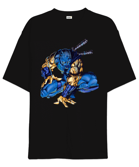 Tisho - Deception Mortal Kombat Baskılı Oversize Unisex Tişört