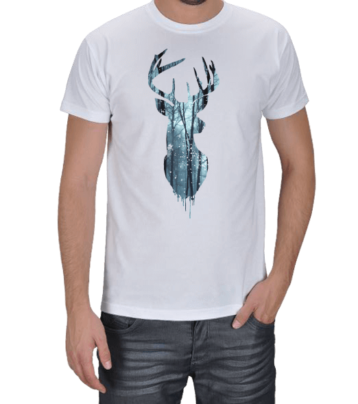 Tisho - Deer Night Erkek Tişört