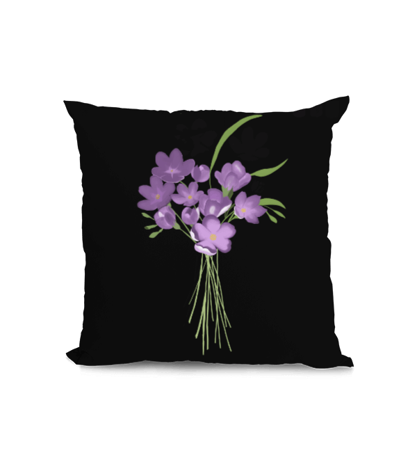 Tisho - Demet çiçek Kare Yastık