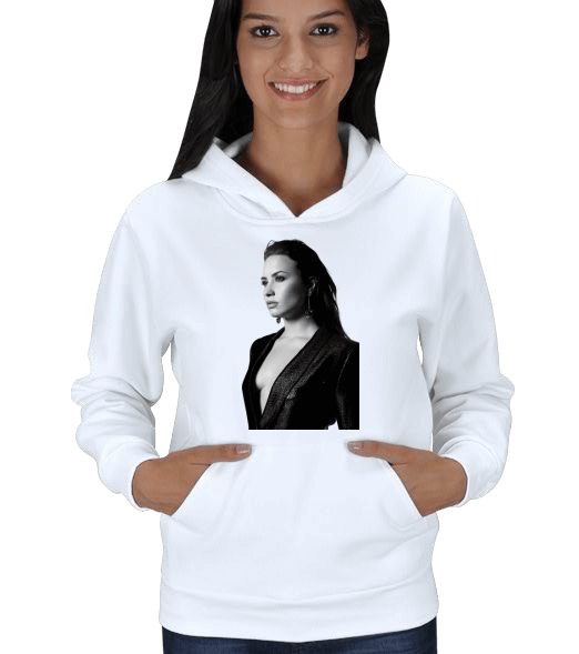 Tisho - Demi Lovato Merch Kadın Kapşonlu