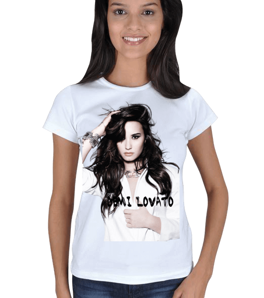 Tisho - demi lovato T-shirt Kadın Tişört