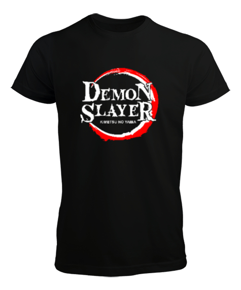 Demon Slayer Blu V1 Siyah Erkek Tişört