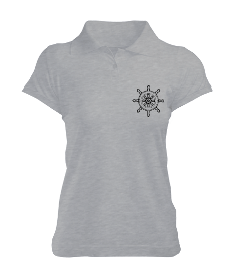 Tisho - Denizci tasarımı Kadın Polo Yaka Tişört