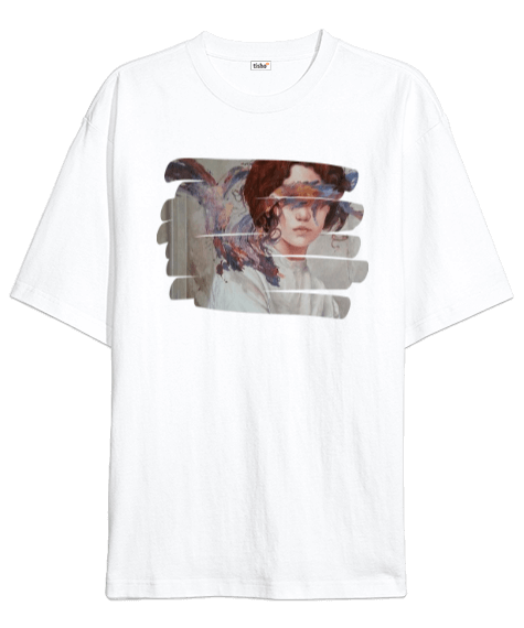 Tisho - Depresif Kız Oversize Unisex Tişört