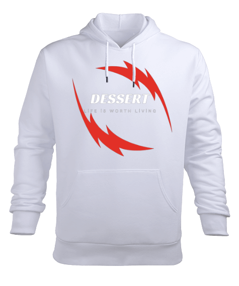 Tisho - DESSERT Erkek Kapüşonlu Hoodie Sweatshirt