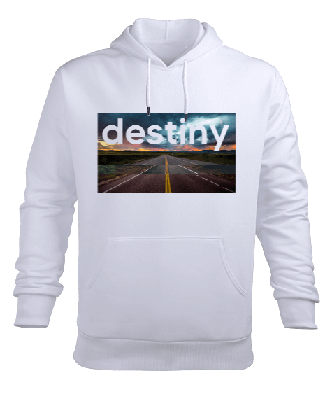 Tisho - DESTİNY Erkek Kapüşonlu Hoodie Sweatshirt