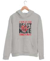 Dikkat Canavar Modu Açık - Beast Mode - Pençe Gri Unisex Kapşonlu Sweatshirt - Tisho