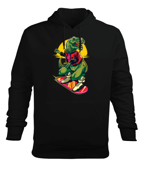 Tisho - Dinosaur Erkek Kapüşonlu Hoodie Sweatshirt
