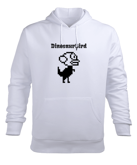 Tisho - DinosaurBird Erkek Kapüşonlu Hoodie Sweatshirt