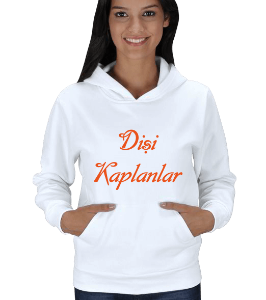 Tisho - Dişi Kaplanlar Beyaz Kadın Kapşonlu