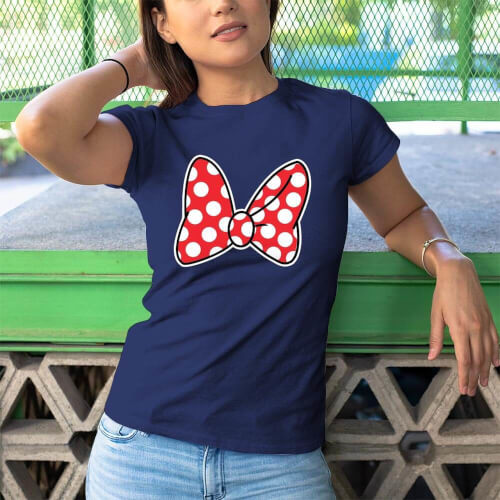 Disney Temalı Kadın Tişört - Tekli Kombin