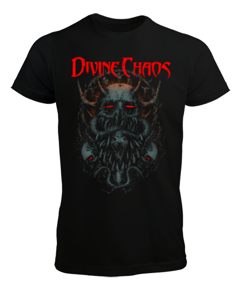 Tisho - Divine Chaos Siyah Erkek Tişört