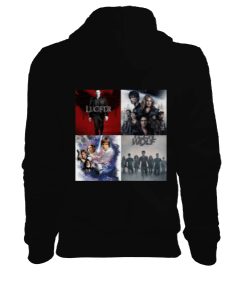 Dizi-Film sweatshirtleri Kadın Kapşonlu Hoodie Sweatshirt - Thumbnail