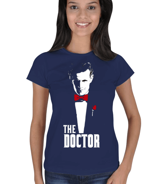 Tisho - Doctor Who Baskılı Kadın Tişört