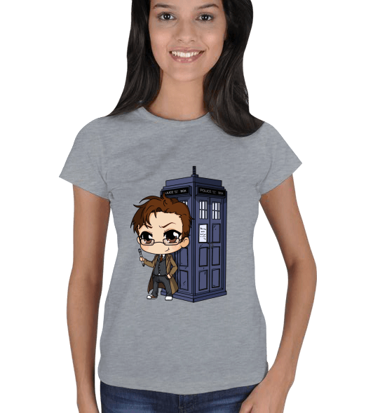 Tisho - Doctor Who Çizgi Kadın Tişört