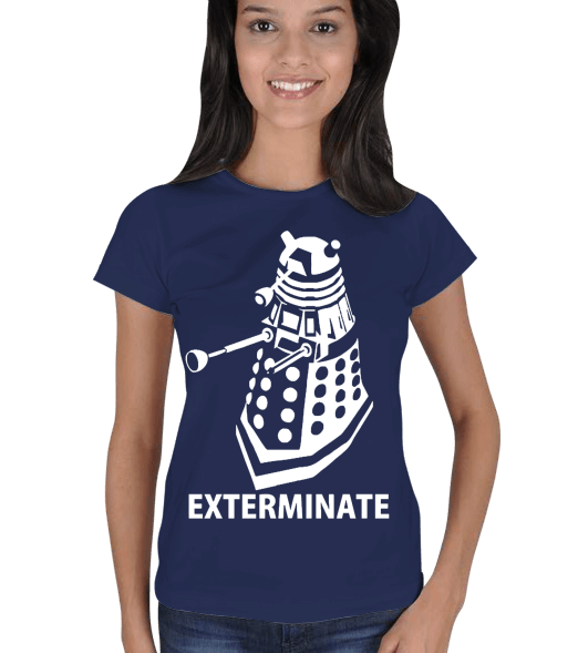 Tisho - Doctor Who Dalek Exterminate Kadın Tişört