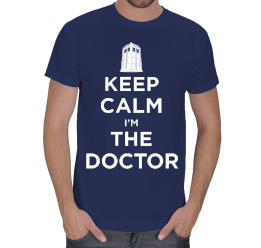 Tisho - Doctor Who - Keep Calm Erkek Tişört