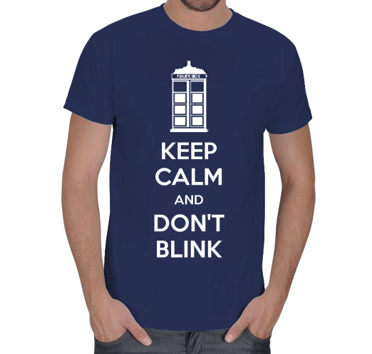 Tisho - Doctor Who Keep Calm Erkek Tişört