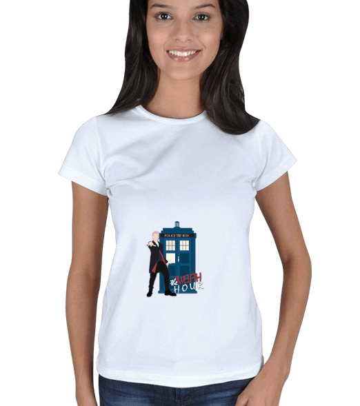 Tisho - Doctor Who Tardis Kadın Tişört
