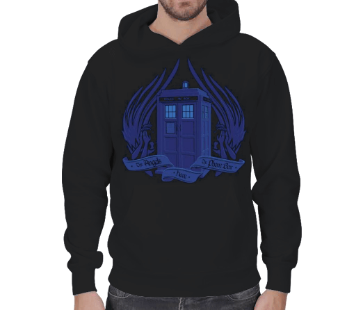 Tisho - Doctor Who-Tardis Mavi Erkek Kapşonlu