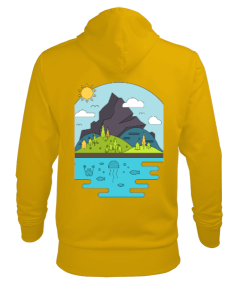 DOĞA GİBİSİ YOK Erkek Kapüşonlu Hoodie Sweatshirt - Thumbnail