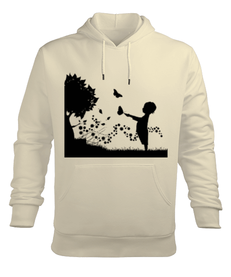 Tisho - Doğa sevgisi Erkek Kapüşonlu Hoodie Sweatshirt