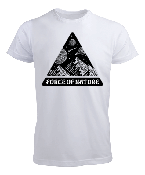 Doğanın Gücü, Force of Nature Minimal Tasarım Erkek Tişört