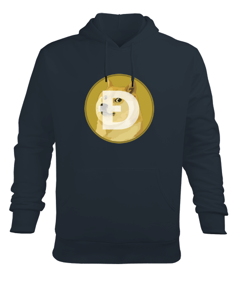 Tisho - Doge Coin Holder v1H Fume Erkek Kapüşonlu Hoodie Sweatshirt