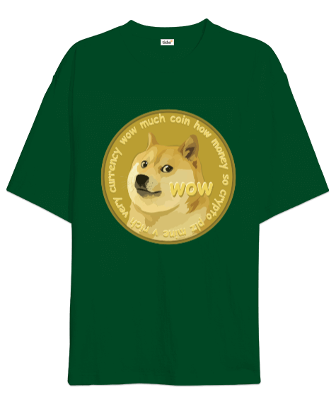 Tisho - Dogecoin Oversize Unisex Tişört