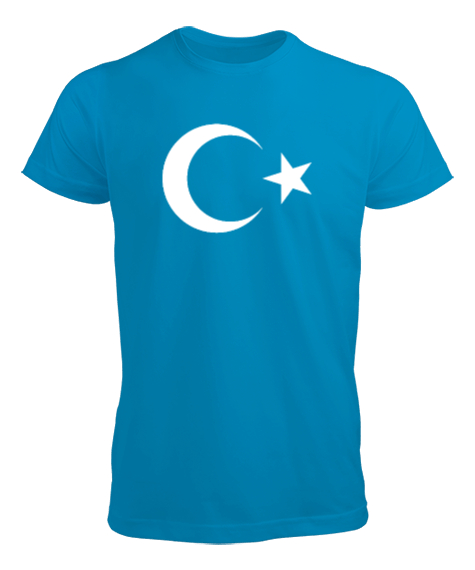 Doğu Türkistan Turkuaz Erkek Tişört