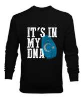 Doğu Türkistan,Uyghur,East Turkestan. Siyah Erkek Sweatshirt - Tisho